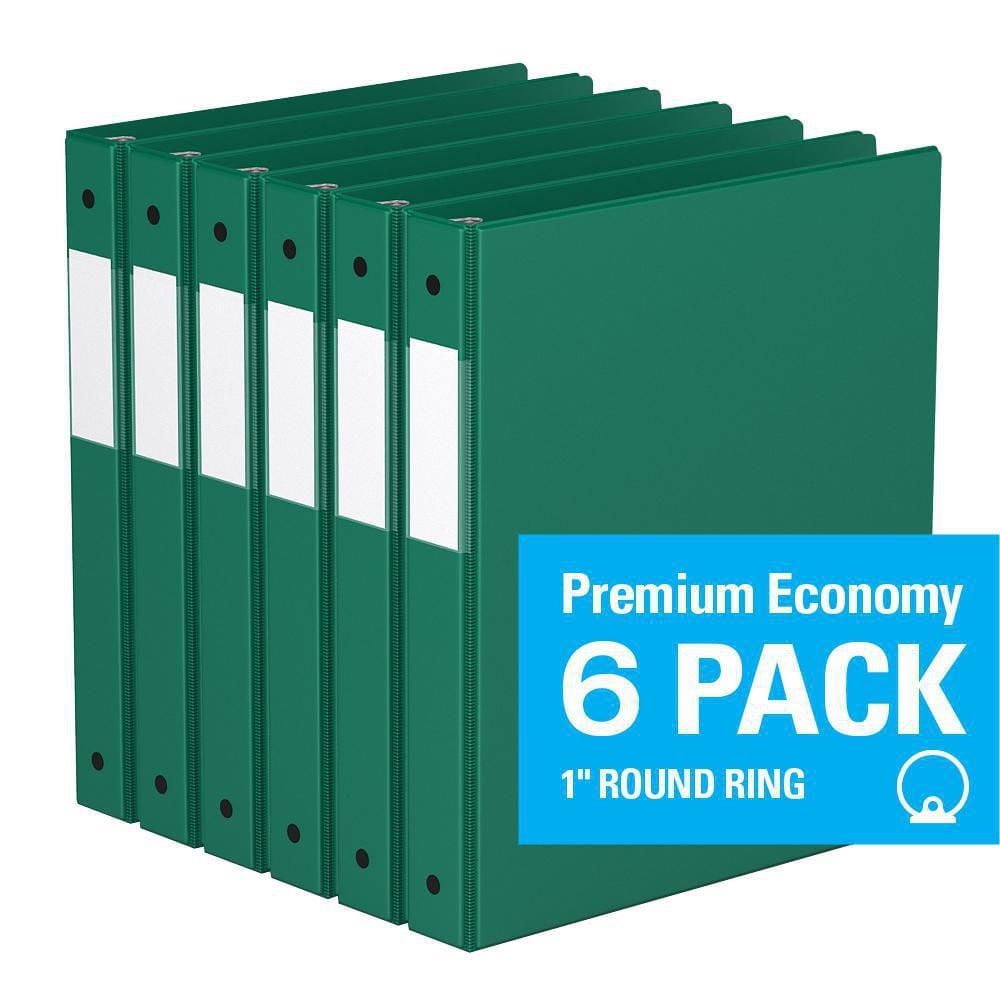 Davis Group, Premium Economy, Round Ring, Binder, 6 Pack