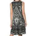 thumbnail image 2 of Paisley Bandana Spring Summer Dresses for Women Fashion T-shirt Dress Casual Sleeveless Loose Sundress with Pockets, 2 of 5