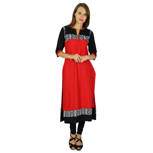 Phagun Kurti Ethnique Indien Designer Bollywood Kurta Femme Tunique Décontractée Robe