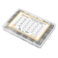 thumbnail image 1 of Screw Nut Washer Kit, Clear Deep Thread M2 M3 M4 M5 Screws Nuts Washers   For Household Appliance, 1 of 8