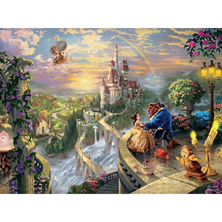 ジグソーパズル　Disney Thomas Kinkade 750ピース2点 Thomas Kinkade Disney Puzzle 750- Minnie and Mickey Mouse