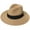 Khaki, variant on Visland Beach Hat Women's Sun hat Sun Wide Brim Straw Hat for Men Fedora Panama Hat Straw