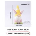 thumbnail image 3 of Kugisaki Easter Gnome Decorations Plush Easter Bunny Doll Cute Easter Faceless Dwarf Bunny Household Ornaments Home Decor, 3 of 7