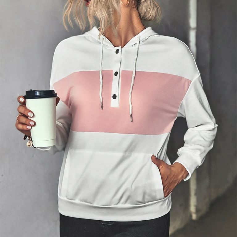 Casual authentic colorblock sweatshirt sale