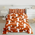 thumbnail image 2 of Feelyou Basketball Lover Kids Bedding Comforter Set, Modern Ball Athlete Twin Comforter Sets, Cartoon Sports Theme Reversible Bedding Set, Microfiber Bedroom Decor, 2 Pieces, 2 of 8
