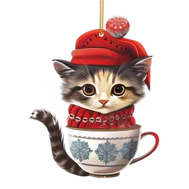 Árbol de Navidad Decoraciones 4.52In / 4Pcs Colgante Árbol de Navidad Colgante en Forma de Plástico Bola de Navidad - Ideal para los Ornamentos Del Árbol de Navidad, Perfecto para la Decoración Del Ho