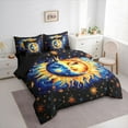 thumbnail image 3 of Castle Fairy Moon Sun Bedding Comforter Set 7 Pieces for Teens Girls,Starry Sky Full Bedding Set Lightweight,Bohemian Theme Fitted Sheet Flat Sheet,Lightweight Room Decor,Reversible, 3 of 8