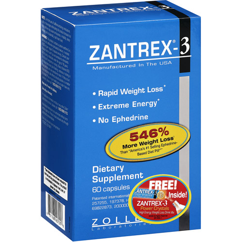 Zantrex3 Dietary Rapid Weight Loss Supplement, 60 ct  Walmart.com