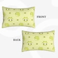thumbnail image 4 of Bixox Cute Frog3 Printed Pillow Protector,Super Soft Ideal for Home,Guests,Rentals - 14"x20", 4 of 8