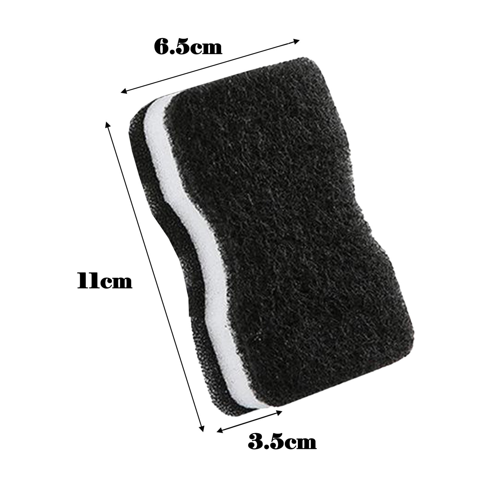 Kitchen Sponge Rectangle Dish Plate Pan Washing Scrubber Pad - Black - 4 x  2.8 x 1(L*W*H) - Bed Bath & Beyond - 28768892