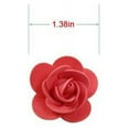 thumbnail image 4 of 50PCS 1.4"Artificial Rose Flowers, Artificial Rose Flower Heads,PE Foam Rose Head Artificial Flowers Garland Wedding Valentine's Day DIY Gifts Home Decoration Sky blue, 4 of 4