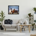 thumbnail image 3 of Stupell Industries Horse Trio Under Clouds Animals & Insects Photography Black Floater Framed Canvas Art Print Wall Art, 31 x 25, 3 of 10