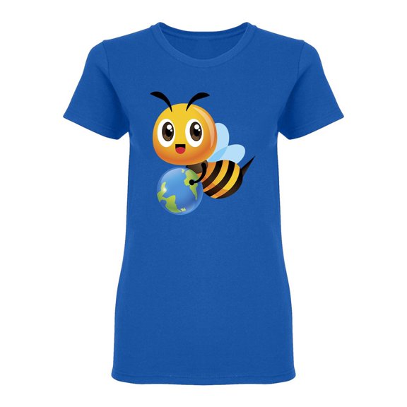 Save The Bees And The Earth Shaped Tee Women's -Image by Shutterstock