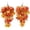 Hanging-Orange with Berry, variant on RECUTMS 2 pack Fall Maple Garland- 5.8 ft/Pcs Autumn Hanging Leave Vines for Home Garden Wedding Party Fireplace Door Frame Decor