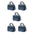 thumbnail image 3 of Ruiboury Space-saving Large Capacity And Waterproof For Folding Thermal Bag dark blue 5Set, 3 of 6