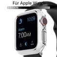 thumbnail image 3 of Screen Protector for Apple Watch Series 44mm, Durable Hard PC Case with Built-in Ultra-Thin Tempered Glass Full Protection, Water-resistant for Outdoor Activities (White), 3 of 4