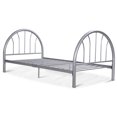 thumbnail image 4 of Costway 83''x42''x35'' Metal Bed Platform Frame Twin Size  Home Furniture (Silver), 4 of 10