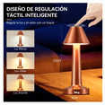 thumbnail image 3 of Lámpara de mesa 2 Piezas Recargable Regulable Belug, Color Aluminio Led, 3 of 5
