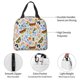 thumbnail image 4 of Fotbe Insects and Flowers Bolsa Térmica con Estampado y Forro de Aluminio Grueso Bolsa de Almuerzo con Bolsillo Frontal para Hombres y Mujeres, Ideal para Trabajo, Escuela, 4 of 8