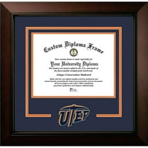 Campus Images TX951LBCSD-1185 8.5 x 11 in. University of Texas, El Paso Logo Diploma Frame, Legacy Black Cherry Spirit