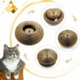 thumbnail image 3 of Magic Cat Scratch Organ Board Cat Toy with Ball Cat Grinding Claw Cat Climbing Frame Kitten Round Corrugated Cat Scratching Toy, 3 of 7