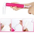 thumbnail image 4 of Manual Airbrush for Cakes Glitter Decorating Tools, Duslogis DIY Baking Cake Airbrush Pump Coloring Spray Gun with 4 Pcs Tube, Kitchen Cake Decorating Kit for Cupcakes and Desserts (Rose Red), 4 of 7