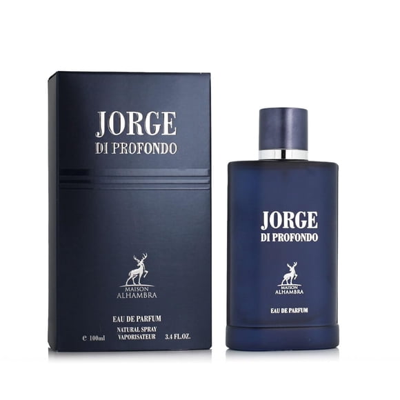 Maison Alhambra Jorge Di Profondo Eau de Parfum Spray para Hombres, 3.4 Onzas