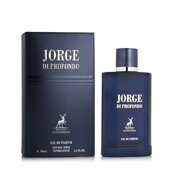 Maison Alhambra Jorge Di Profondo Eau de Parfum Spray para Hombres, 3.4 Onzas