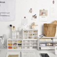 thumbnail image 3 of Pretty Comy 9 Grids Desktop Storage Box Jewelry Drawer Dust-proof Plastic Cosmetic Earrings Makeup Container Organizer, 3 of 6