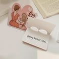 thumbnail image 3 of Hibalala 100 Pcs Mother's Day Greeting Cards Set, Foldable Heart-Shaped Cards Note Card for Mother's Day Party, 3 of 6