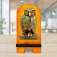 thumbnail image 3 of The Owl Cell Phone Stand Halloween Decor | Wood Mobile Tablet Holder Charging Station Organizer - 892032, 3 of 11