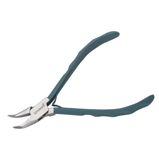Alicates para joyería Wubbers ProLine de punta curva tipo cadena, 15 cm