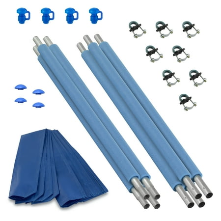 Upper Bounce Trampoline Replacement Enclosure Poles & Hardware, Set of 4 (Net Sold Separately)