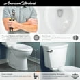 thumbnail image 6 of American Standard Cadet PRO Compact Vitreous China2-Piece 1.28 GPF Elongated Toilet in Linen, No Seat, 6 of 9