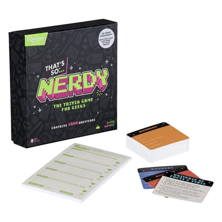 That's So Nerdy Team Trivia Set Game For Families, Groups, and (Best Group Party Games)