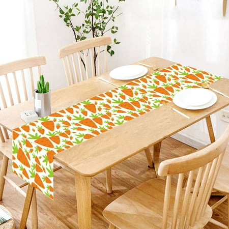 

NIUREDLTD Home Decoration Easter Table Flag Holiday Bunny Egg Little Printed Vintage Easter Decor Linen Tablecloth Easter Home Decorations