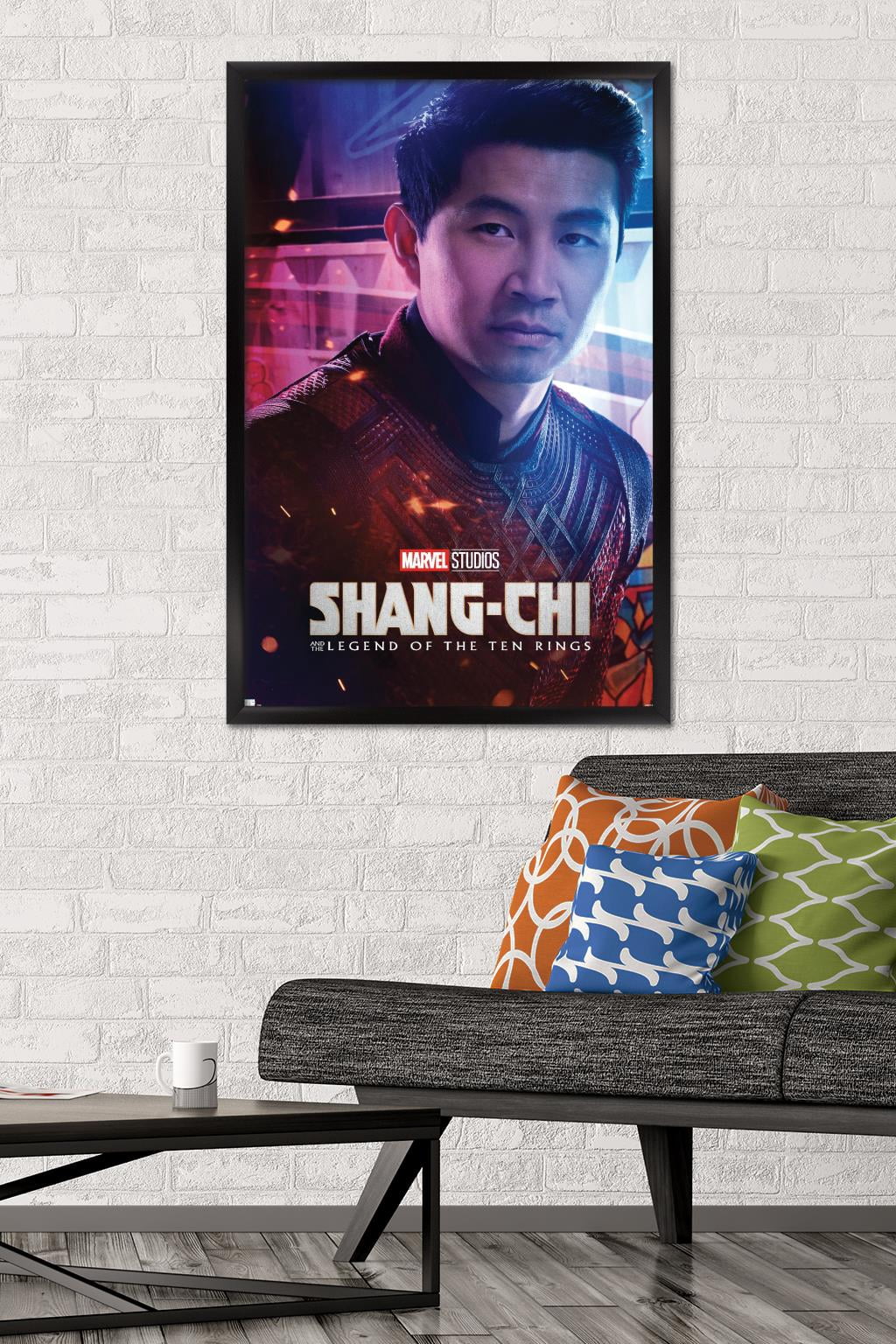 Marvel Shang-Chi and the Legend of the Ten Rings - Shang-Chi One Sheet Wall Poster, 22.375" x 34", Framed