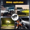 thumbnail image 3 of Motorcycle LED Driving Fog Lights 60W White and Amber LED Pods Projector Lights Spotlight Replacement, 3 of 8