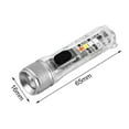 thumbnail image 6 of Mightlink Pocket Flashlight Waterproof Rechargeable High Brightness Multiple Lighting Modes One-Key Start Magnetic Style Fast Charging Outdoor Mini Flashlight for Hiking, 6 of 7