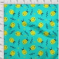 thumbnail image 4 of oneOone Viscose Chiffon Turquoise Blue Fabric Ladybird Sewing Craft Projects Fabric Prints By Yard 42 Inch Wide, 4 of 6