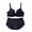 Black, variant on Women 2 Piece Set 3/4 Cup Underwire Bra and Panties Everyday Comfort Soft Breathable Fashion Underwear Sets