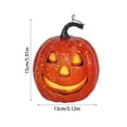 thumbnail image 2 of Halloween Light up Jack-o'-Lantern Pumpkin, Hollow Plastic Pumpkin Lantern with LED Light for Home Tabletop Yard Party Decor, 2 of 6