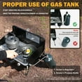 thumbnail image 4 of FEASTO Propane Camping Stove, Portable Camping Grill Stove，28,000 BTU Camp Stove, 4 of 9
