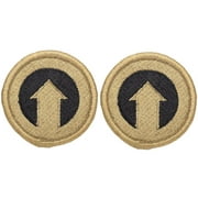 Army 1st Support Command OCP Patch With Hook Fastener - Pair