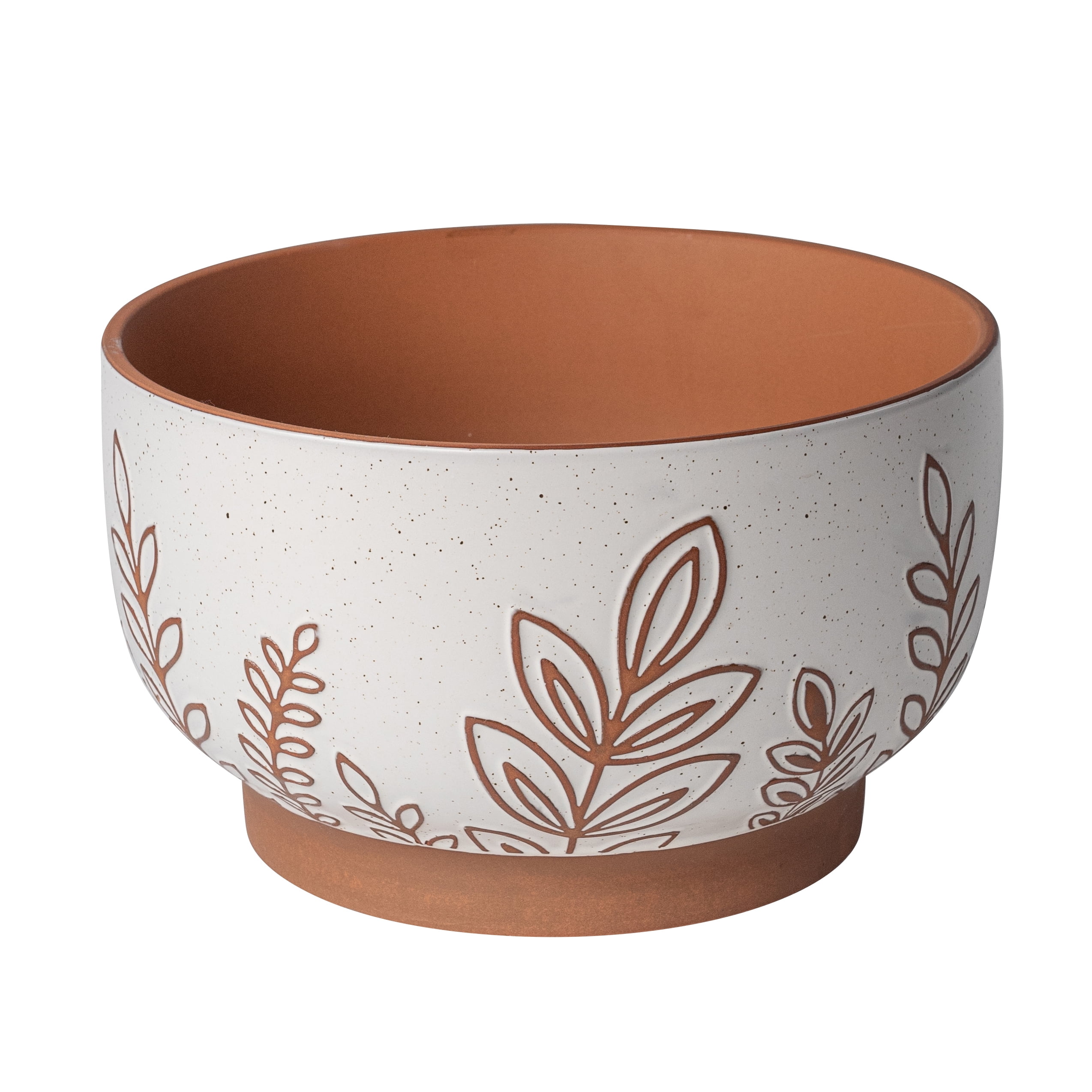 Better Homes and  Gardens Jenn  Botanical Terracota  Planter