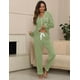 thumbnail image 2 of Conjunto de pijama ZMJ, pantalones largos de manga larga de 2 piezas, talla M, 2 of 7