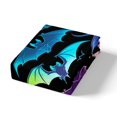 thumbnail image 4 of YST Colorful Bat Print Duvet Cover Set, Rainbow Gradient King Size Bedding for Kids, Happy Halloween, 4 of 6