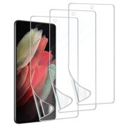 TPU Screen Protector for Samsung Galaxy S20 5G, Flexible Hydrogel Transparent Protective Film Touch Sensitive Fingerprint Unlock [Not Glass], Scratch-resistant, 3 Pack