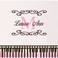 thumbnail image 2 of Decal ~ Monogram (CUSTOM NAME) with Scroll ~ Wall Decal 20" x 27", 2 of 4