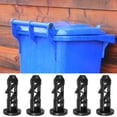 thumbnail image 3 of BRIGHTFUFU Hebillas de seguridad para cubo de basura al aire libre, cubiertas para cubos de basura, ejes de conexión, 5 uds., 3 of 8